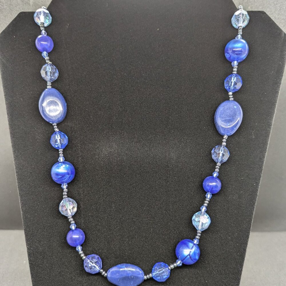 Blue Beaded Necklace - Women Jewelry Necklaces